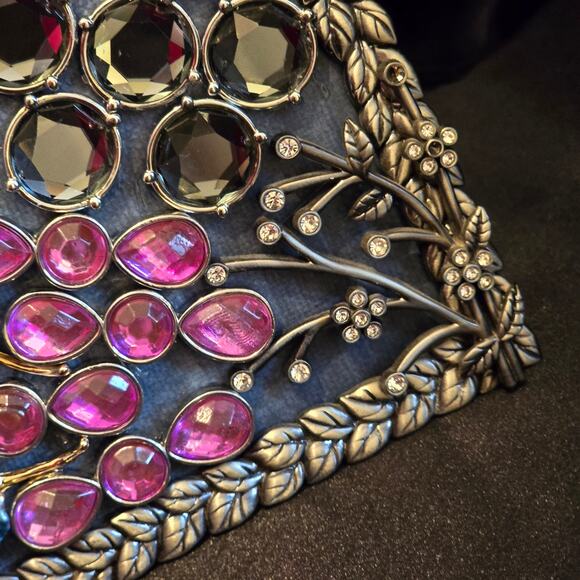 Hand Crafted Framed Jewelry Art 6.5"W x 4.5"H - Picture 3 of 6